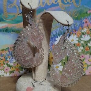 Handcrafted Dragon Earrings.
